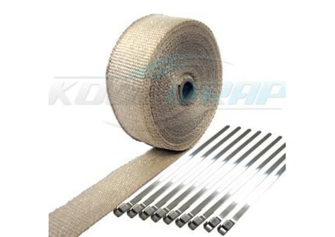 Motorcycle Exhaust Heat Shield Protecting Riders and Components