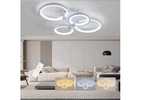 24W Led Ceiling Light,Wooden Square Ceiling Light,Kitchen Lights Ceiling Cool - 2/2