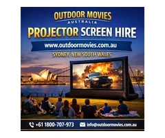 Projector Screen Hire for Outdoor Events Across Australia Made Easy
