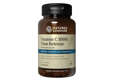 Need Strong Daily Immune Support? Try Nature’s Sunshine Vitamin C 1000 Tablets