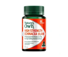 Boost Immunity & Stay Strong with Nature’s Own High Strength Echinacea 10,000 mg Capsules