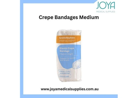 Buy Crepe Bandages Medium - Joya Medical Supplies | Australia