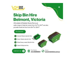 Skip Bin Hire Near Belmont VIC – Fast Delivery & Best Prices