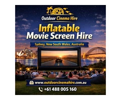 Affordable Inflatable Movie Screen Hire for Backyard Cinema Nights