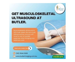 Get your Musculoskeletal Ultrasound at Butler Medical Imaging. (08) 9544 3999
