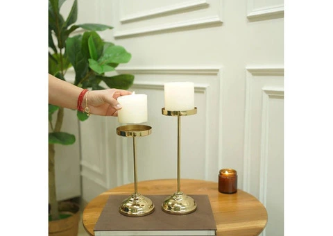 Brass Antique Candle Holders