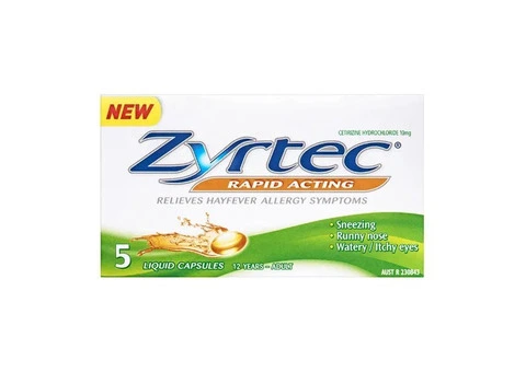 Fast Acting Zyrtec Allergy Liquid for Hayfever Relief