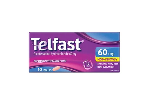 Telfast 60mg Tablets – Non-Drowsy Hayfever & Allergy Relief Solution