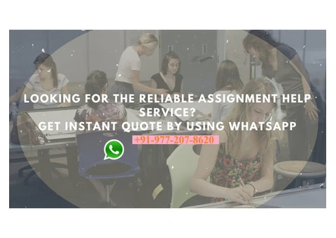 Get top level online assignment help for attainment of A++! - 8/25