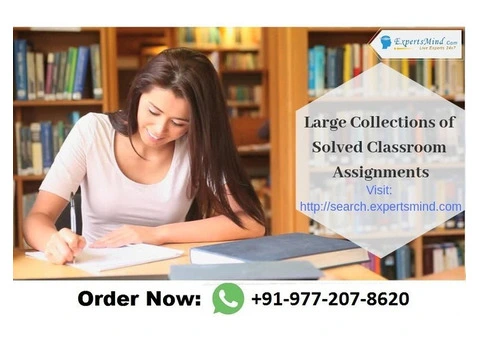 Get top level online assignment help for attainment of A++! - 11/25