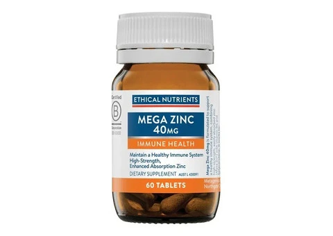 Upgrade Your Daily Health Routine with Ethical Nutrients Mega Zinc 40mg