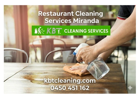 Book Our Exceptional Restaurant Cleaning Services Miranda - 1/6