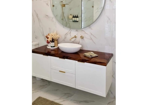 Solid Timber Vanity and Benchtops Brisbane – The Slab Lads