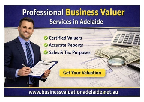 Professional Business Valuer Services in Adelaide