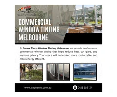 Commercial window tinting Melbourne