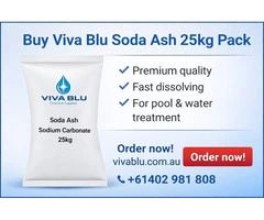 Soda Ash 25kg Pack for pH Increase