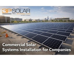 Commercial Solar Systems Installation for Companies