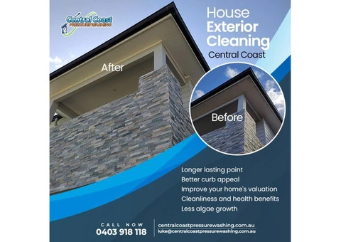 Transform Your Property with House Exterior Cleaning in Central Coast