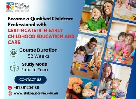 Build Real Skills with a Cert 3 Childcare Qualification Employers Trust
