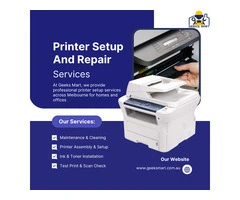 Expert Printer Setup Services in Melbourne | Geeks Mart