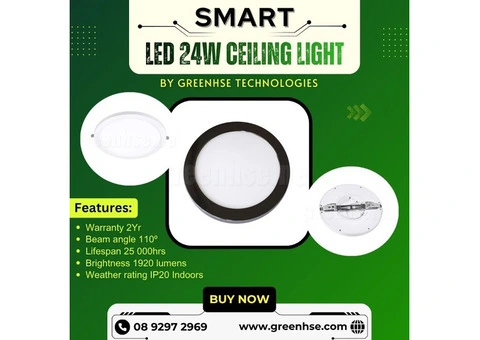 Smart 24W Ceiling Light Perth by Greenhse Technologies