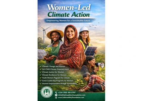 Women-Led Climate Action – Empowering Women for a Sustainable Future