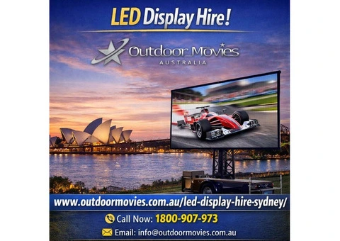 Reliable Led Display Hire Sydney for Events, Promotions, and More