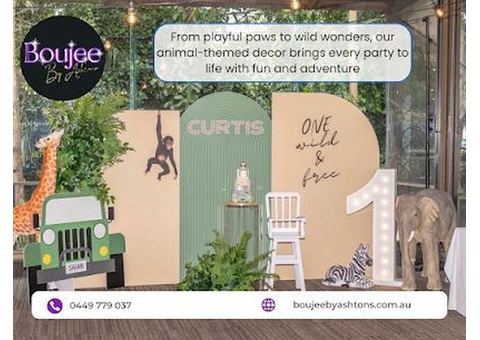 Boujee By Ashtons: Luxury Event Styling & Party Hire in Melbourne