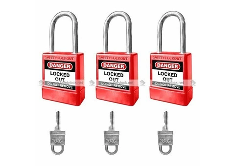 Buy Tamper-Proof Lockout Padlocks - Reliable Safety Devices for Global Industries - 1/12