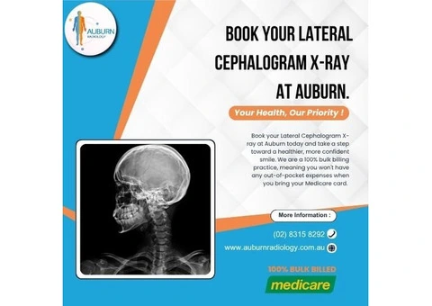 Book a Lateral Cephalogram at Auburn Radiology. (02) 8315 8292