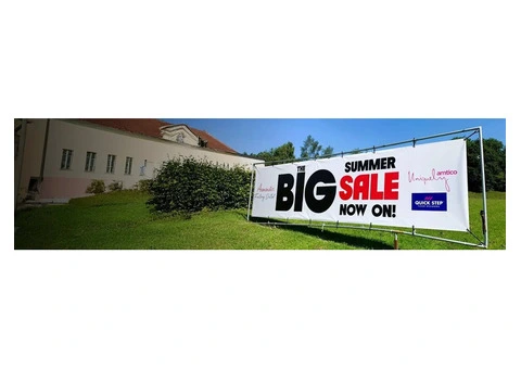 Durable Waterproof Resistant Outdoor Banners for Long Term Outdoor Use