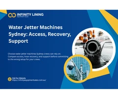 Water Jetter Machines Sydney: Access, Recovery, Support