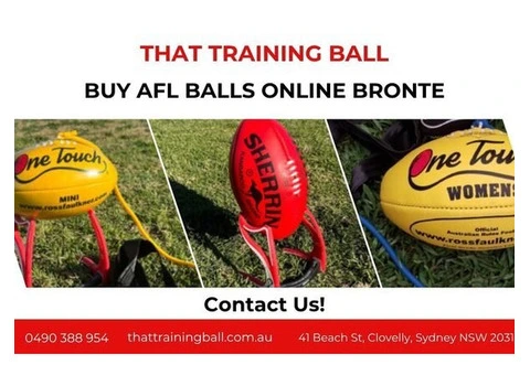 Buy AFL Balls Online in Bronte – Order Today