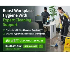 Boost Workplace Hygiene With Expert Cleaning Support