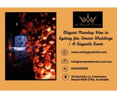 Elegant Mandap Hire in Sydney for Dream Weddings | A Royaale Event