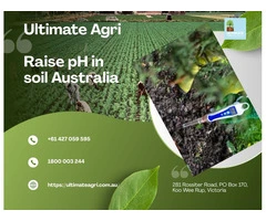Raise pH in soil Australia