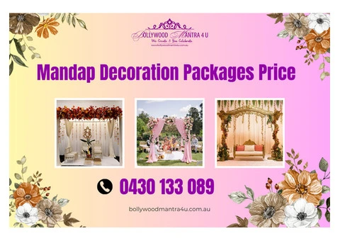 Mandap Decoration Packages Price – Affordable Wedding Setup Deals - 1/6