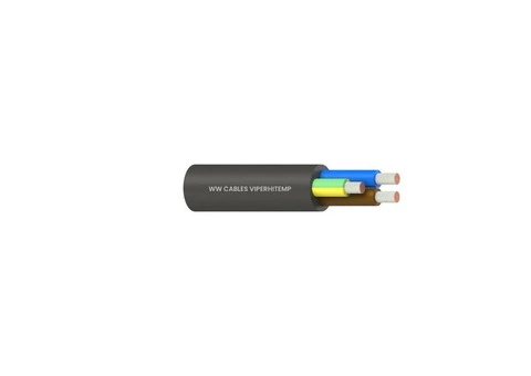 Heat resistant silicone cable for high temperature applications
