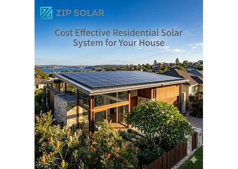 Cost Effective Residential Solar System for Your House