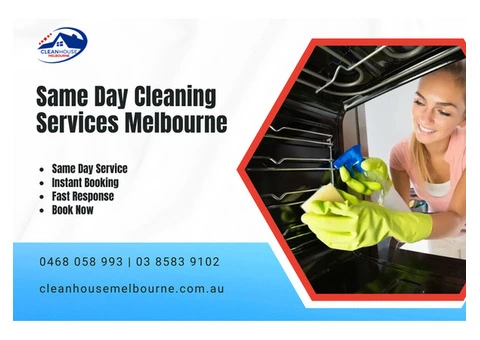 Same Day Cleaning Services Melbourne – Book Now - 1/3