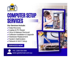 Top Computer Setup & Installation Services in Melbourne | Geeks Mart