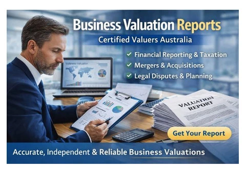 Professional Business Valuation Reports in Australia | Certified Valuers