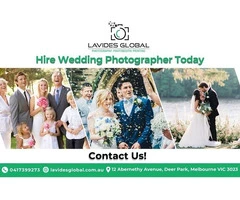 Hire Wedding Photographer Today – Limited Dates Available
