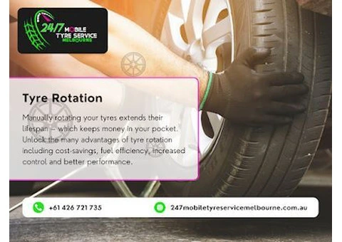 24/7 Mobile Tyre Service Melbourne – Quick, Dependable Help Whenever You Need It - 1/3