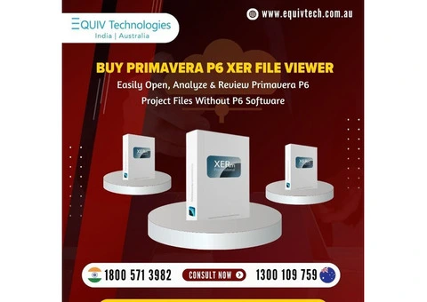 Buy Primavera P6 XER File Viewer No P6 Software Required