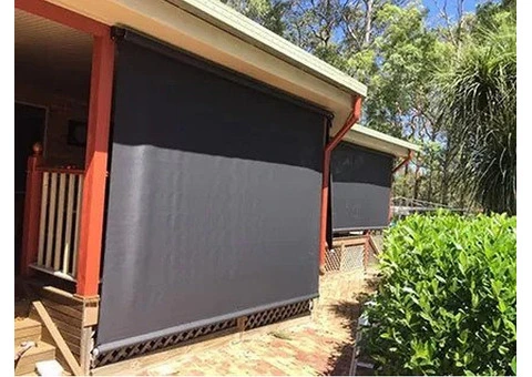 Shade Weave Track Guided Outdoor Blinds Sydney
