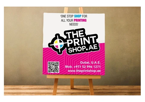 poster board printing Dubai