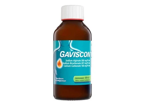 Fast-Acting Gaviscon Peppermint Liquid for Heartburn Relief