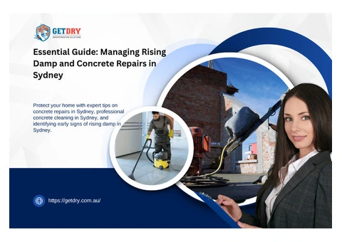 A Sydney Homeowner’s Maintenance Checklist: Concrete Repairs & Damp Prevention