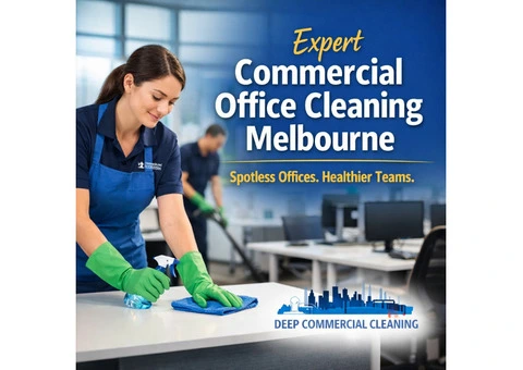 Trusted Commercial Office Cleaners Melbourne for Spotless Workspaces